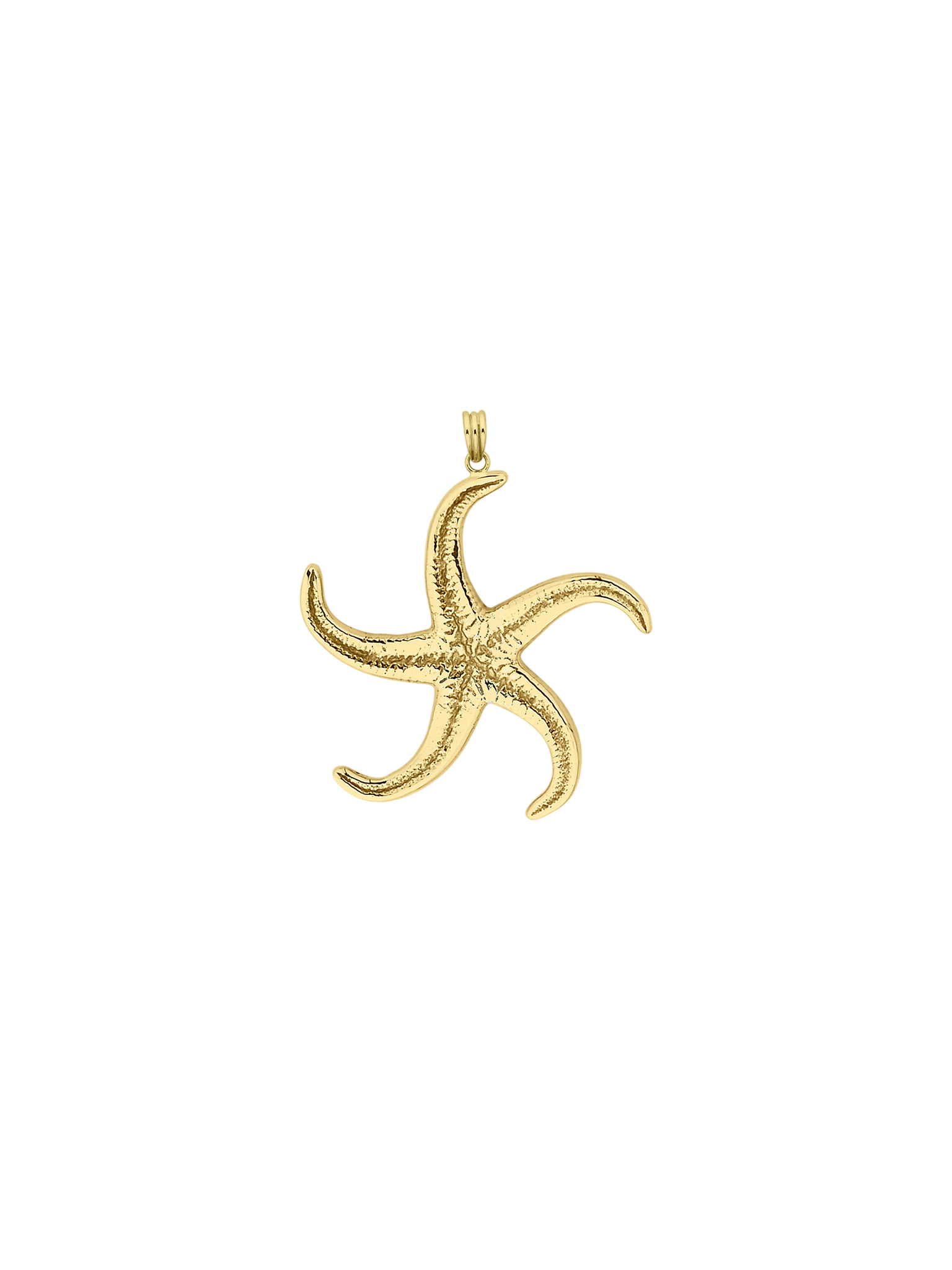 Starfish charm gold